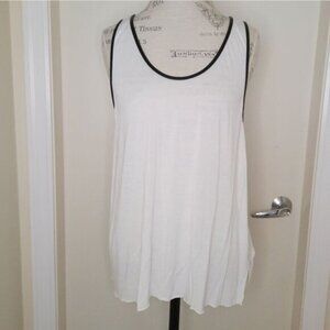 Wilfred Black White Sleeveless Top